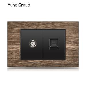 Prise murale tactile en aluminium brossé série 118 avec panneau tactile avancé et fonction de partage de charge (Peer-to-Peer) - Product Image 4