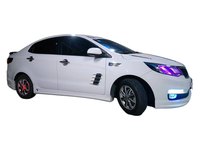 Kit carrosserie compact (lame avant, jupes latérales, lame arrière) pour Kia K2 Rio QB Berline 2011-2016