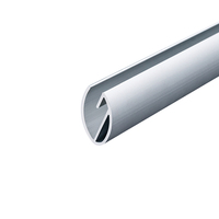 IKSUN bonne qualité en gros enduit de poudre fenêtre bas Rail Extrusion profilé en aluminium accessoires pour store enrouleur