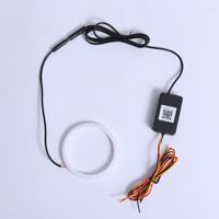 Anneaux Halo 2025 pour Voiture, Phares LED Angel Eyes 60mm 70mm 80mm 90mm 95mm 100mm 110mm 120mm RGB Couleur avec Clignotant