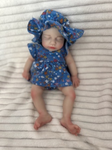 Poupée Reborn en Silicone <span class=keywords><strong>de</strong></span> Simulation Anatomique Haut <span class=keywords><strong>de</strong></span> Gamme Chinoise, Nouveau-né 13 Pouces, Garçon/Fille Pascal Foncé avec Sucette, Jouet Doux - Product Image 4