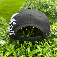 Casquettes sportives en coton à calotte haute, personnalisées de haute qualité avec broderie 3D Cœur et Ange, dessous de calotte en suède, étiquette en PU et étiquette métallique, style mignon et courant