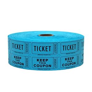 Vé Xổ Số vé CuộN đôi liên tiếp đánh số vé Xổ Số cho các sự kiện bên giải thưởng vẽ sơ khai đục lỗ - Product Image 1