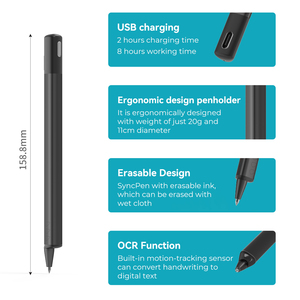 Newyes mới 10 inch lưu trữ đám mây máy tính xách tay syncpen kỹ thuật số notepad thông minh Bút đồng bộ kỹ thuật số LCD bằng văn bản máy tính bảng - Product Image 6