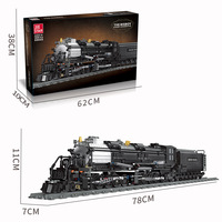 59005 BIGBOY Tren de Vapor Retro, Bloques de Construcción, Juguete de Transporte, Modelo de 40 Piezas, Partículas Pequeñas, Regalo Unisex