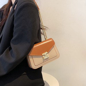 Bolso Bandolera Retro para Mujer, Otoño 2026, Multicolor, Estilo Occidental, de Alta Calidad, Pequeño, Cuadrado, con Forro de PU, Cierre de Hebilla y Cadena, para Llevar Bajo el Brazo - Product Image 4