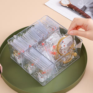 Sac de rangement en PVC épais transparent de qualité supérieure pour l'emballage d'accessoires de mini bijoux - Product Image 4