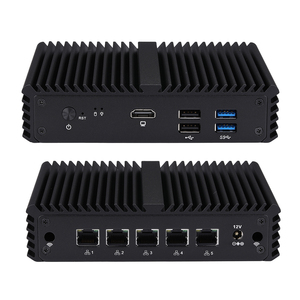 <span class=keywords><strong>Mini</strong></span> PC Qotom Q730G5-S07, Quad Core Celeron J4105 con 5 LAN AES-NI, Computadora Barebone sin Ventilador - Product Image 1