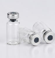 Flacon en verre borosilicate avec fermeture à sertir en aluminium