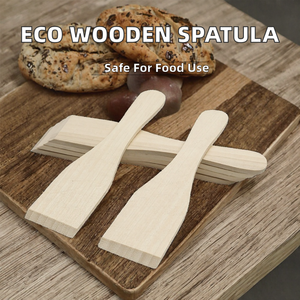 Spatule en bois de hêtre, spatule à beurre, spatule alimentaire, écologique, <span class=keywords><strong>ustensile</strong></span> de cuisine pour pizza, <span class=keywords><strong>raclette</strong></span> - Product Image 2