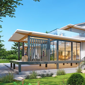 Quille en acier lourde préfabriquée moderne contemporaine Bâtiment urbain polyvalent pour appartements ateliers entrepôts écoles hôpitaux - Product Image 1