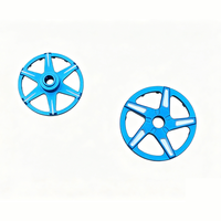 Base de cardan de drone CNC en aluminium 7075, support de stabilisateur de caméra usiné sur mesure, pièces de support de servo de drone personnalisées