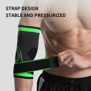 Support de <span class=keywords><strong>coude</strong></span> réglable avec sangles de <span class=keywords><strong>compression</strong></span> pour le tennis et le golf - Antidérapant, léger, respirant, à lacets - Product Image 3