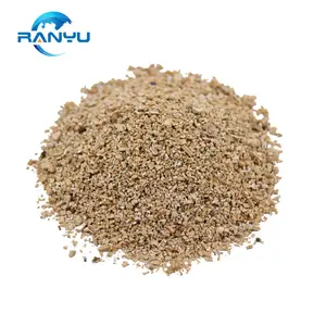 Bán buôn 20-40mesh vàng tự nhiên vermiculite Chất lượng cao mở rộng bạc chất liệu