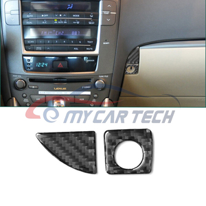 13 Stuks Koolstofvezel Interieur Volledige <span class=keywords><strong>Set</strong></span> Bekleding 100% Echte Koolstofvezel <span class=keywords><strong>Sticker</strong></span> Voor Lexus Is250 Is350 2006-2012 - Product Image 4