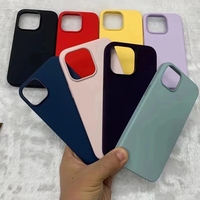 Coque en silicone magnétique avec logo pour iPhone 13 pro max avec animation Coque liquide pour iPhone 12 Cover