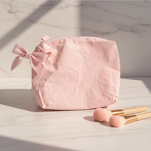 Borsa Cosmetica <span class=keywords><strong>da</strong></span> Viaggio Portatile Personalizzata con Fiocco, Ecologica, per Ragazze - Vendita Calda all'Ingrosso - Product Image 4