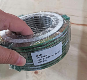 304/316 <span class=keywords><strong>PTFE</strong></span>フィラースパイラル巻きガスケット（フランジ用）クラス150-2500、1/2インチ～60インチ、ASME B16.20ステンレス鋼ガスケット - Product Image 2