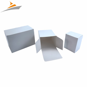 Caja de bloqueo inferior automática de diseño libre, cajas de cuidado de la piel cosméticas blancas, caja de papel de embalaje de regalo - Product Image 3