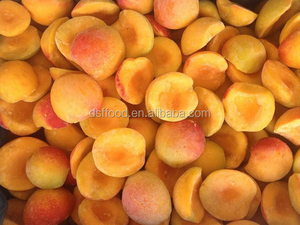 Vente en gros de Offres Spéciales de haute qualité délicieuses moitiés jaunes en dés moitiés de fruits IQF abricot congelé - Product Image 3