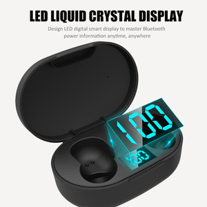 E6s TWS BT 5,0 Auriculares True Wireless Auriculares con cancelación de ruido Pantalla LED Auriculares Estéreo Mini Auriculares intrauditivos - Product Image 5