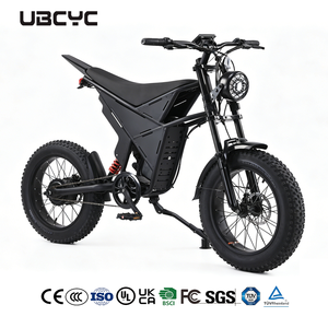 Mountain Bike Dirt 72V Motorcycles Style E MTB 21-Speed Gear Offers Smooth Gear Shifting for a Versatile Riding Experience. Alum - Product Image 1