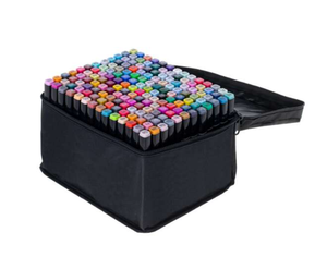 Juego de Marcadores de Arte de 168 Colores Más Vendido, Marcadores de <span class=keywords><strong>Alcohol</strong></span> con Punta de Pincel para Dibujar, Juguete para la Creatividad - Product Image 1