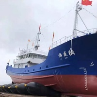 Airbags de sauvetage maritimes industriels - Taille personnalisée, cylindriques, en caoutchouc noir, certifiés ISO pour le récupération de navires lourds et le mise à l'eau des navires
