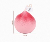 Bougies de pêche aux fruits faites à la main personnalisées décoration de la maison pêche juteuse rose mignonne