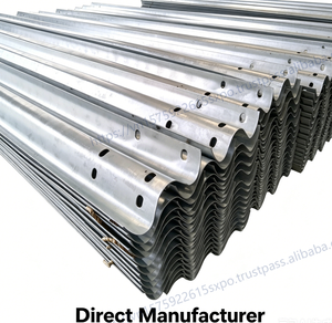 Barrière de sécurité routière en acier profilé en W, galvanisée à chaud, de qualité diamant, personnalisable, protection H1W2 - Product Image 2