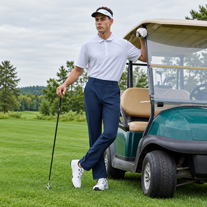 Pantaloni Sportivi da Golf in Cotone di Alta Qualità <span class=keywords><strong>per</strong></span> Uomo, Personalizzabili con Logo, <span class=keywords><strong>per</strong></span> Jogging e Allenamento - Product Image 4