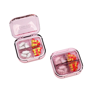 MEMOSAN NBBLUESKY Boîte à pilules en plastique, étui médical, organisateur hebdomadaire 7 jours, modèle portable de voyage 0107003 - Product Image 1