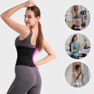 Ceinture de maintien de la taille Moda King en spandex noir respirant à effet sauna pour femmes - Product Image 3
