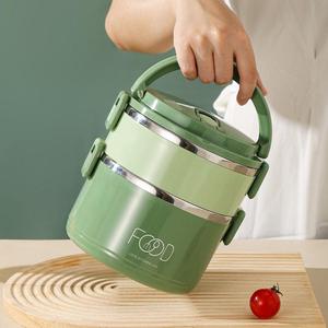 2026 Luxury Stainless Steel Single Tier Leak Proof Food Grade Modern <b>Lunch</b> <b>Box</b> Wholesale Custom Logo Stackable Bento <b>Box</b> - Product Image 4