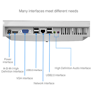 Wholesale Price 23.8 Inch <strong>Computer</strong> Set Frameless All-In-One PC School Machine Display AIO LCD Desktop All in One Pc <strong>Computer</strong> - Product Image 5