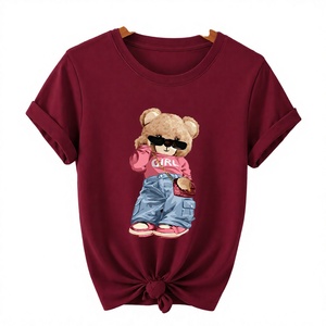 Camisetas Casuales Extra Grandes para Mujer, 100% Algodón, Estilo Urbano 2026, Color Sólido, Ecológicas, Fabricante OEM, Personalizables - Product Image 3