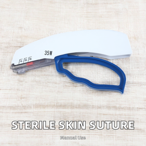 Dispositivo de sutura quirúrgica de acero inoxidable 316L con plástico, estándar ISO13485, grapadora y removedor de piel estéril de operación manual - Product Image 3