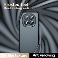 Étui de téléphone mat de luxe pour Xiaomi Redmi Note 15 Pro Plus 5G, coque ultra-fine en acrylique TPU PC antichoc pour Redmi A7 Pro 15A