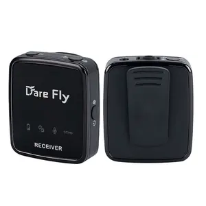 Dare Fly D605 лацкан микрофон для записи интервью Lavalier микрофон мини беспроводной микрофон для мобильного телефона