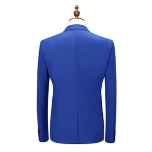 Nuovo abito da <span class=keywords><strong>uomo</strong></span> personalizzato <span class=keywords><strong>blu</strong></span> <span class=keywords><strong>Navy</strong></span> <span class=keywords><strong>blu</strong></span> volo Spandex abito da ufficio <span class=keywords><strong>Blazer</strong></span> - Product Image 4