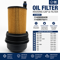 Tapa de Llenado de Aceite para Automóviles Serie Apex para BMW F22 F23 20-21; G28 19-21; G29 17-19; G30 16-21; OE 11428595438+ 11428575211