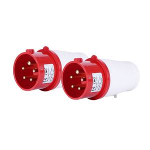 Conector de enchufe industrial <span class=keywords><strong>ZNG</strong></span> 16A 32A 63A EN/IEC60309 enchufe hembra 3 pines 4 pines 5 pines - Product Image 5