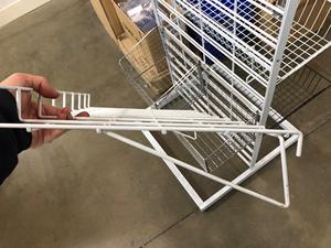 Металлическая проволочная сетка, подвесные квадратные сетчатые полки для планки, настенной панели и сетчатой панели в супермаркете - Product Image 4