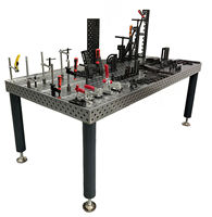 Plateforme de table de soudage flexible tridimensionnelle en acier nitruré, nouvelle conception YAHANDA