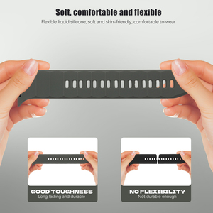 Correa deportiva Caowtan para Iwatch Series 8 7 <span class=keywords><strong>6</strong></span> 5 <span class=keywords><strong>SE</strong></span> 3 accesorio de respiración para <span class=keywords><strong>Apple</strong></span> <span class=keywords><strong>Watch</strong></span> Ultra Band 49mm 45 44 38mm correa de silicona - Product Image 6