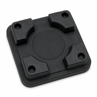 Bouchon en caoutchouc carré personnalisé, bouchon en caoutchouc anti-vibration pour équipement mécanique