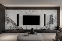 Dalle de marbre gris Landerstone Dandong pour lavabo en marbre dans la salle de bain projet personnalisation dalle de marbre en pierre naturelle