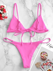 Maillots <span class=keywords><strong>de</strong></span> <span class=keywords><strong>bain</strong></span> 2026 : Bikinis roses <span class=keywords><strong>de</strong></span> luxe pour femmes, ensembles <span class=keywords><strong>de</strong></span> bikinis triangulaires personnalisés – Fabricant - Product Image 3