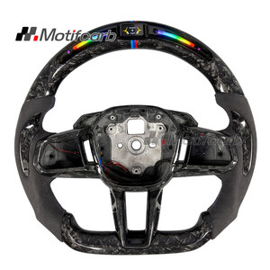 พวงมาลัยแอลอีดีทำจากคาร์บอนไฟเบอร์สีดำสำหรับ G45 BMW G48 G60 G61 G70 G9X M5 G90 G99 X3 5 7ชุดอัพเกรดภายใน - Product Image 1