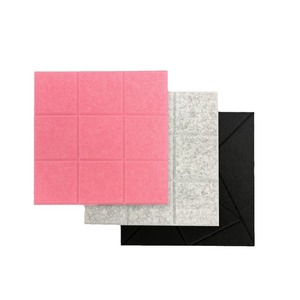 Polyester Fiber Sound Absorbing Panels 300x300 Rectangle Minimalist Design For Indoor Walls Piano Rooms Recording Studios - Product Image 1